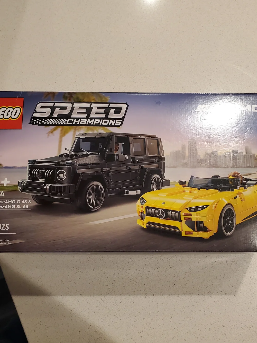 Brand new, in box. Lego Speed Champions Black and Yellow Mercedes-AMG Duo